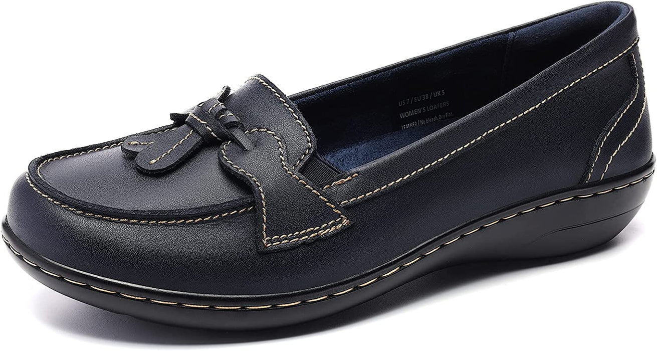 New Artisure Women's Classic Genuine Leather Penny Loafers