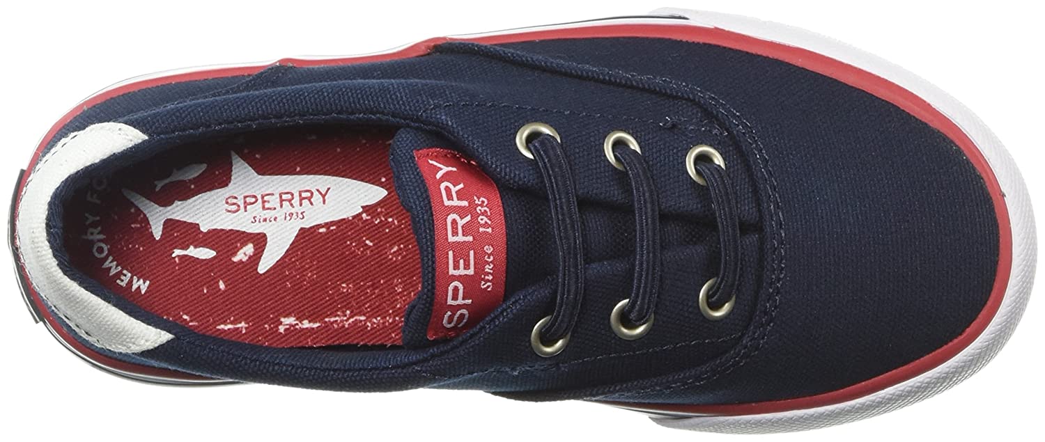 Sperry Boys' Striper Navy Sneaker