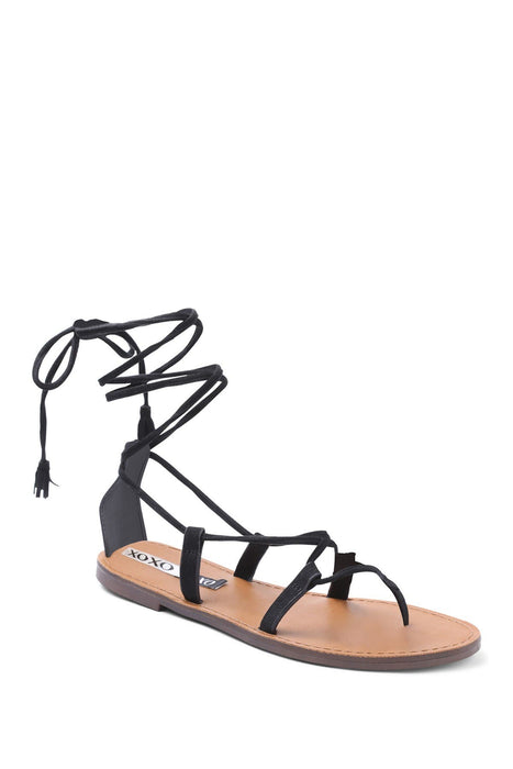 XOXO Surf 2 Black Tie Sandals