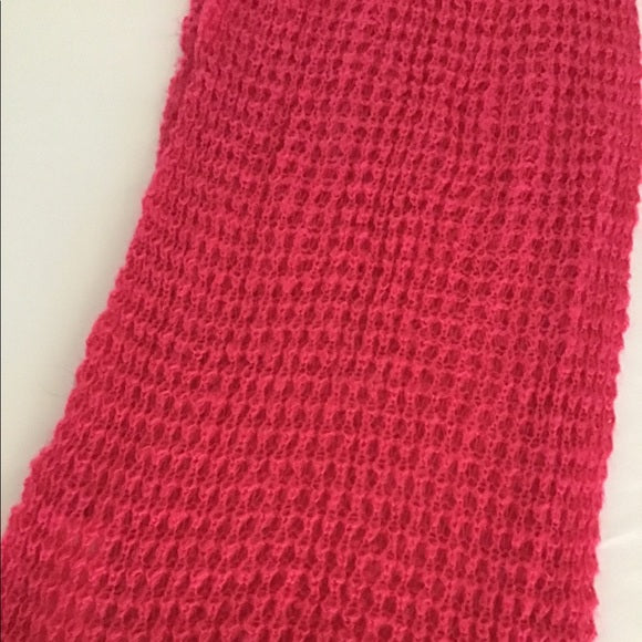 New Soft Ultraviolet Pink Knitted Infinity Scarf