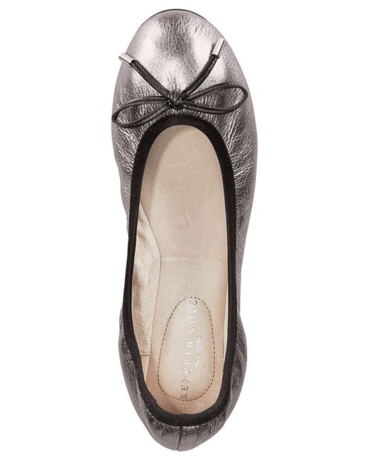 Kenneth Cole Saturn Anthracite Flip On Flats