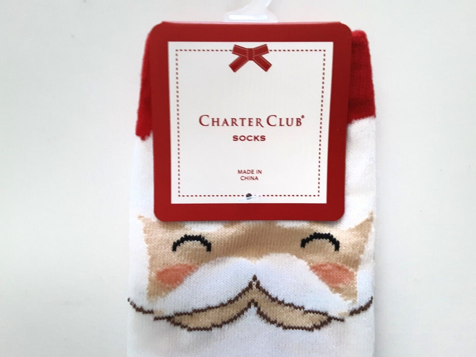 CHARTER CLUB Santa Knee-High Socks