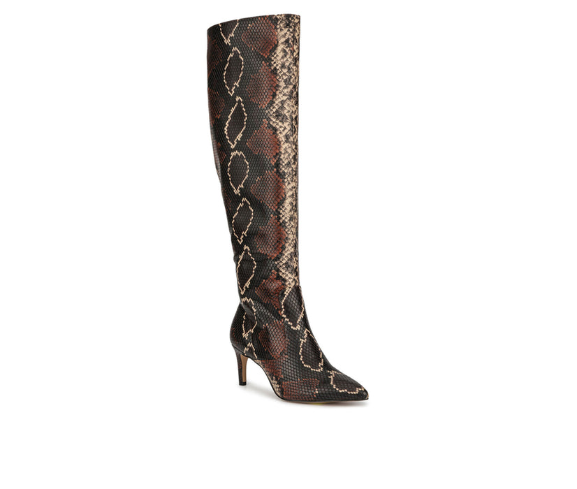 New York and Company Women's Piper Pointy Regular Calf Boots