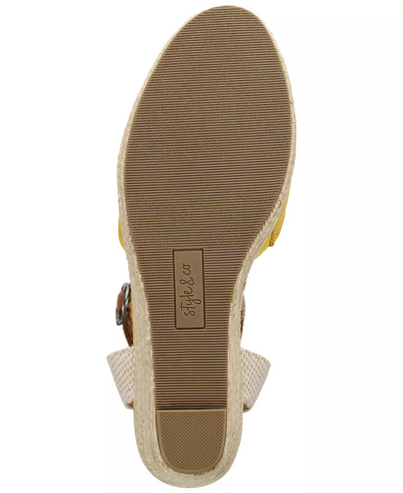 STYLE & CO Mailena Wedge Espadrille Sandals