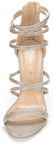 New Dream Pairs Womens Heeled Strappy Sandals