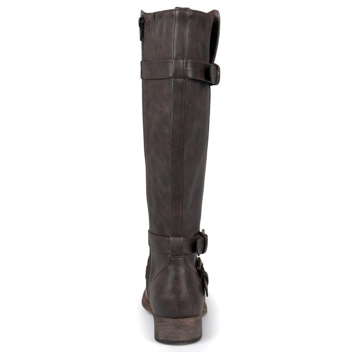 Journee Collection Wide Calf Brown Boots