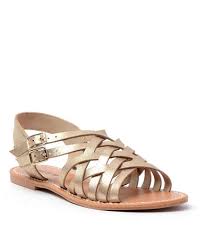 Indigo Rd. Gold Brieg Sandals