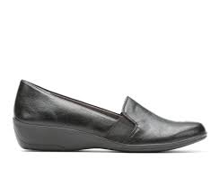 Lifestride Isabelle Black Slip On Flat Loafers