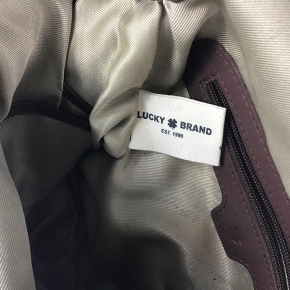 Lucky Brand Leather Foldover Crossbody